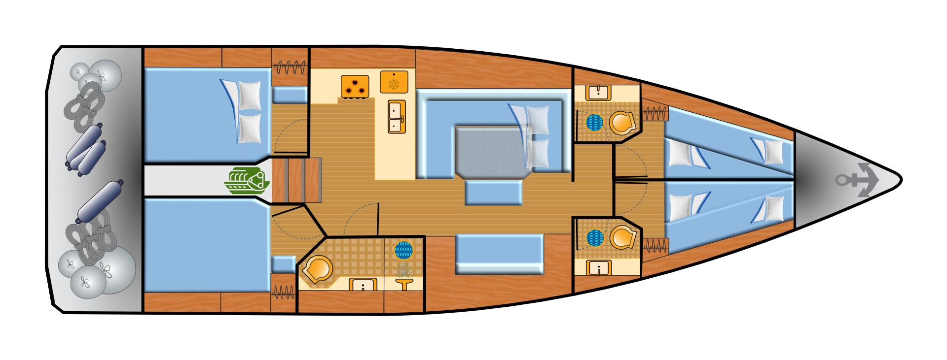 Bavaria Bavaria C45 charter bareboat eller skeppad i Palma de Mallorca