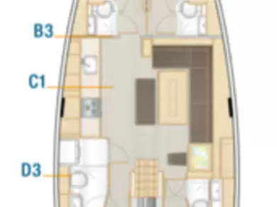 Hyr en Hanse Hanse 508 Donji Seget 