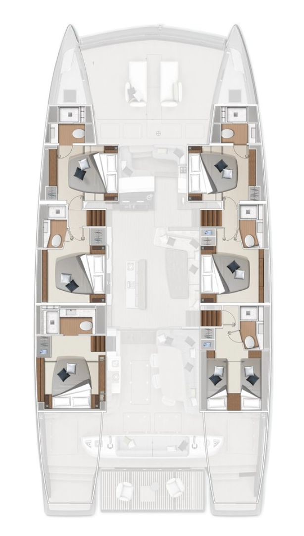 Uthyrning Lyx yacht Lagoon med en båtlicens 