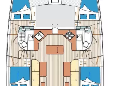 Island Spirit Yachts Island Spirit 410 charter bareboat eller skeppad i Mai Khao