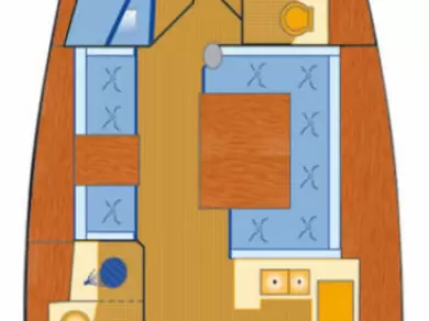 Jeanneau Sun Odyssey 439 charter bareboat eller skeppad i Flensburg