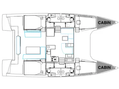 Hyr en Nautitech Nautitech 46 Fly Road Town 