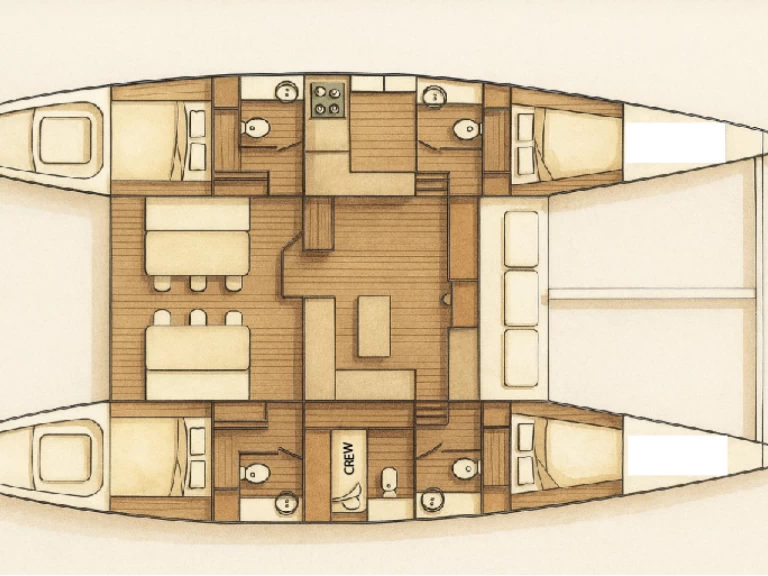 Uthyrning Katamaran  Lagoon med en båtlicens 