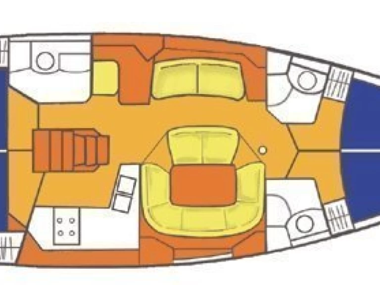 Hyra Segelbåt  med eller utan skeppare Jeanneau San Vincenzo 