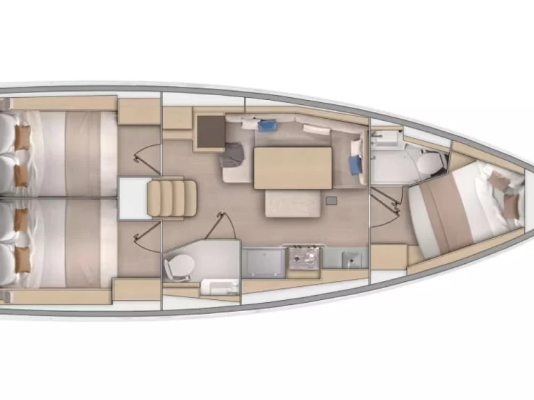 Hyra Segelbåt  med eller utan skeppare Bénéteau Skradin 