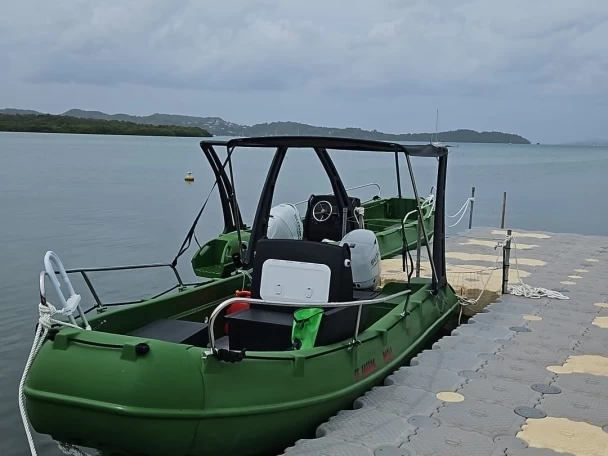 Hyra Motorbåt  med eller utan skeppare Whaly Le François 