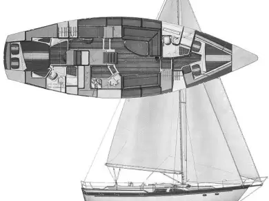 Uthyrning Segelbåt  Irwin med en båtlicens 