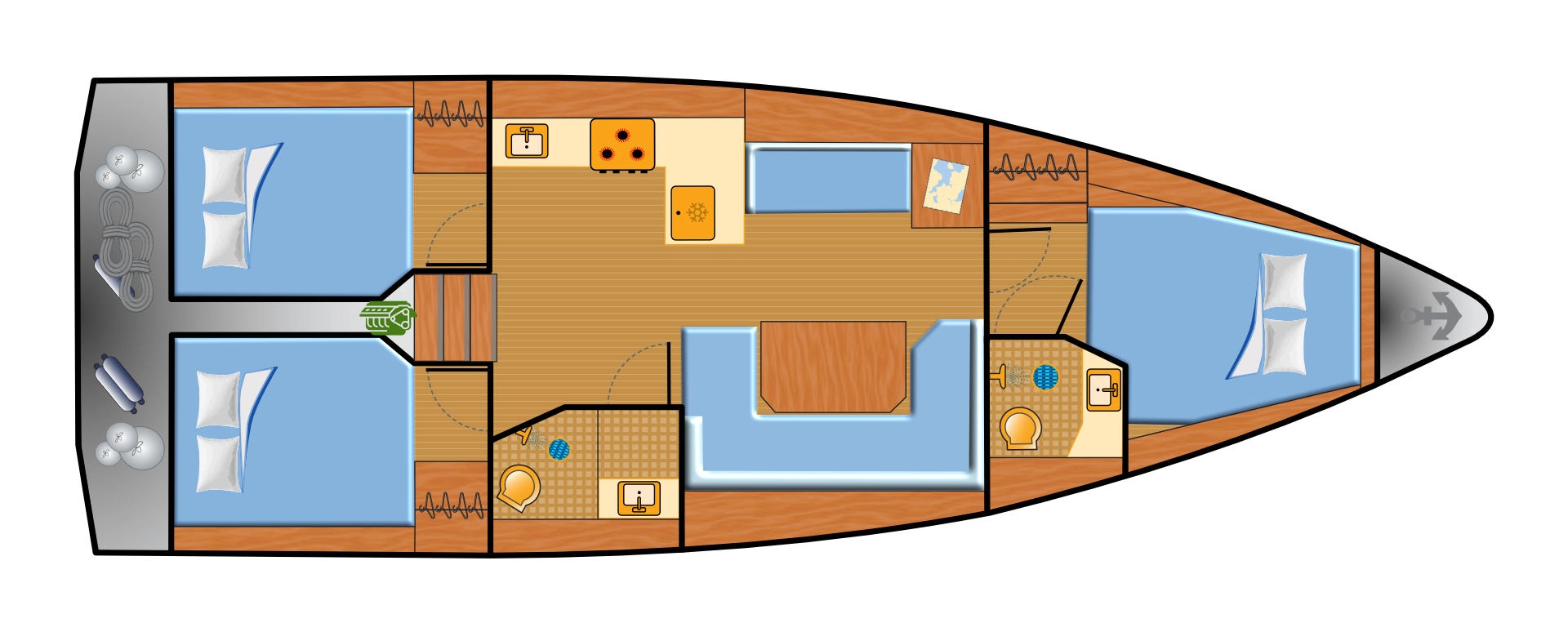 Yacht charter Palma de Mallorca billig Bavaria C42