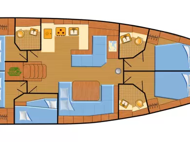 Yacht charter Palma de Mallorca billig Oceanis 51.1