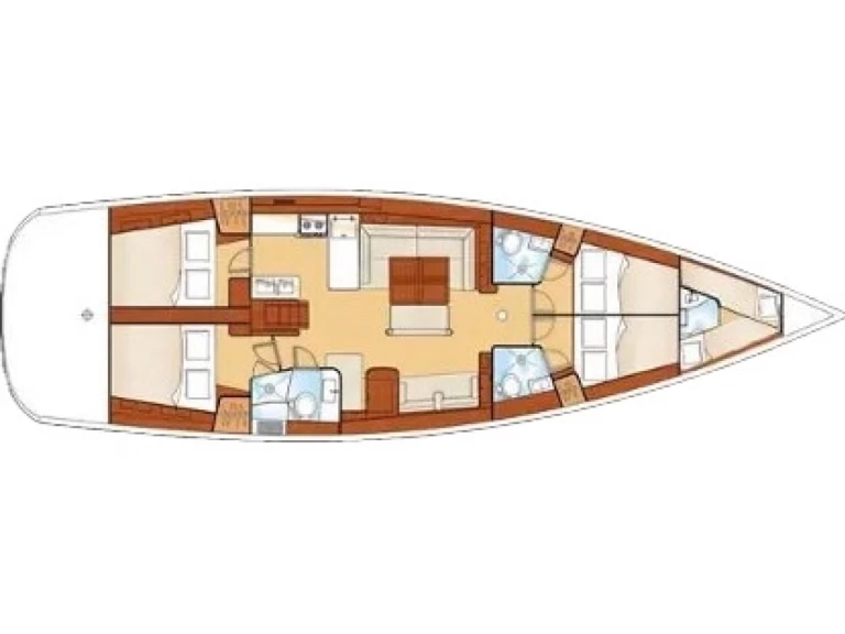 Yacht charter Palairos billig Oceanis 54