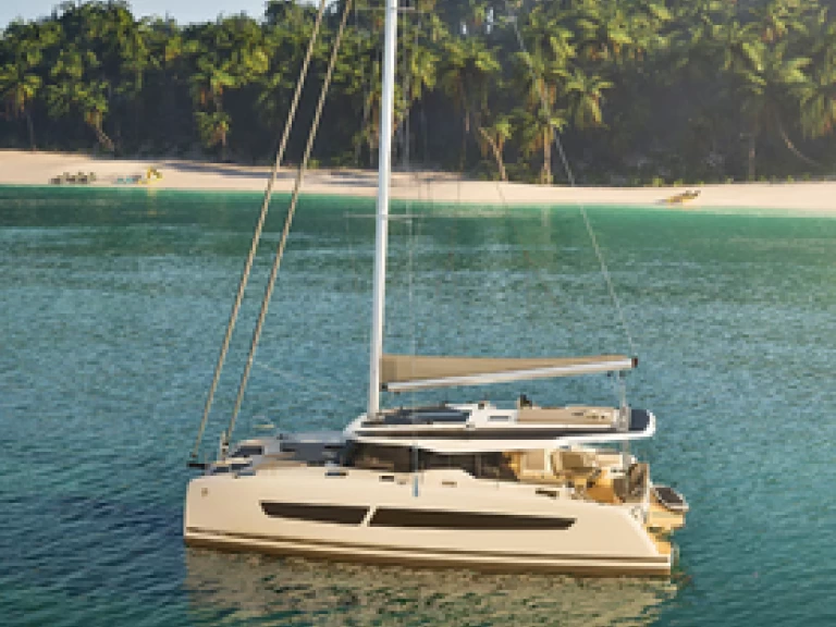 Hyra Katamaran  med eller utan skeppare Fountaine Pajot Frenchtown 
