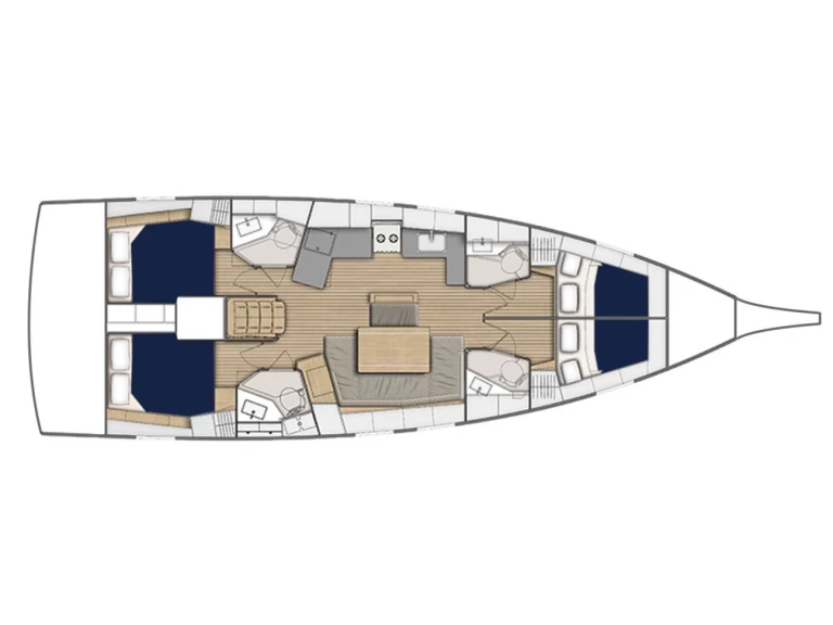 Leopard Leopard 46 Powercat charter bareboat eller skeppad i Fethiye