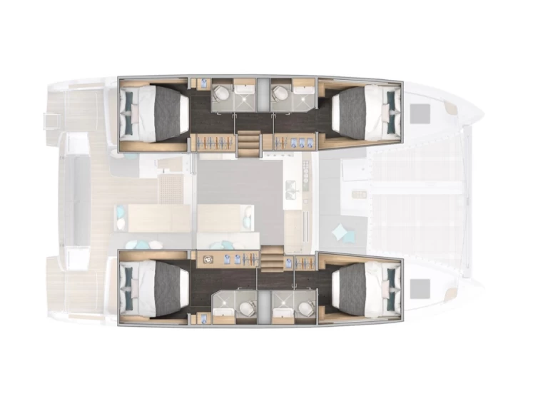 Uthyrning Katamaran  Lagoon med en båtlicens 