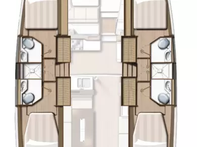 Uthyrning Katamaran  Bali med en båtlicens 