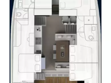 Hyr en Aventura Aventura 50 - 4 + 1 cab. Alimos 