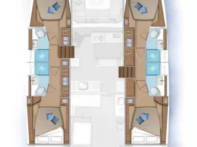 Uthyrning Gocek - Lagoon Lagoon 46 av Samboat 