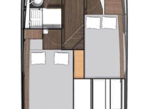 Jeanneau Merry Fisher 1095 charter bareboat eller skeppad i Biograd Na Moru