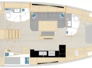 Hanse Hanse 460 charter bareboat eller skeppad i Pomer