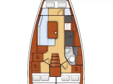 Bénéteau Oceanis 35 charter bareboat eller skeppad i Split 