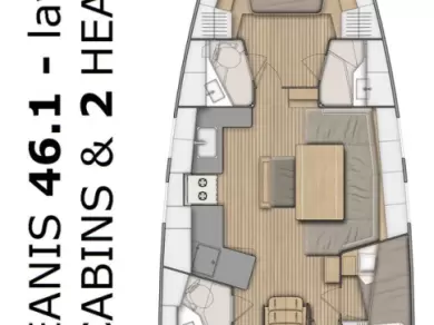 Hyra Segelbåt  med eller utan skeppare Bénéteau Split  