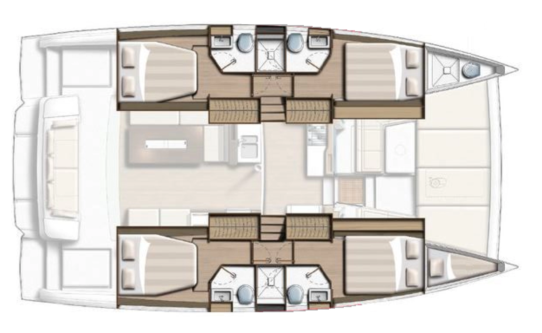 Katamaran  för uthyrning Palairos till det bästa priset 