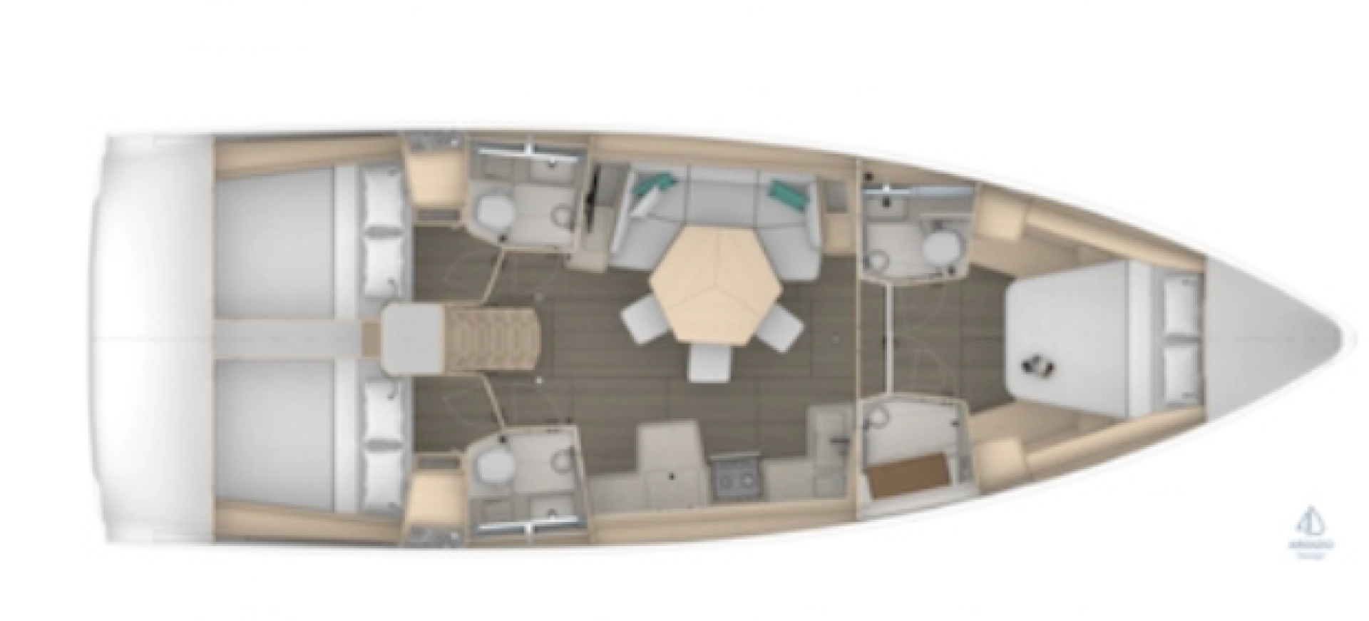 Uthyrning Segelbåt  i Alimos - Dufour Dufour 44