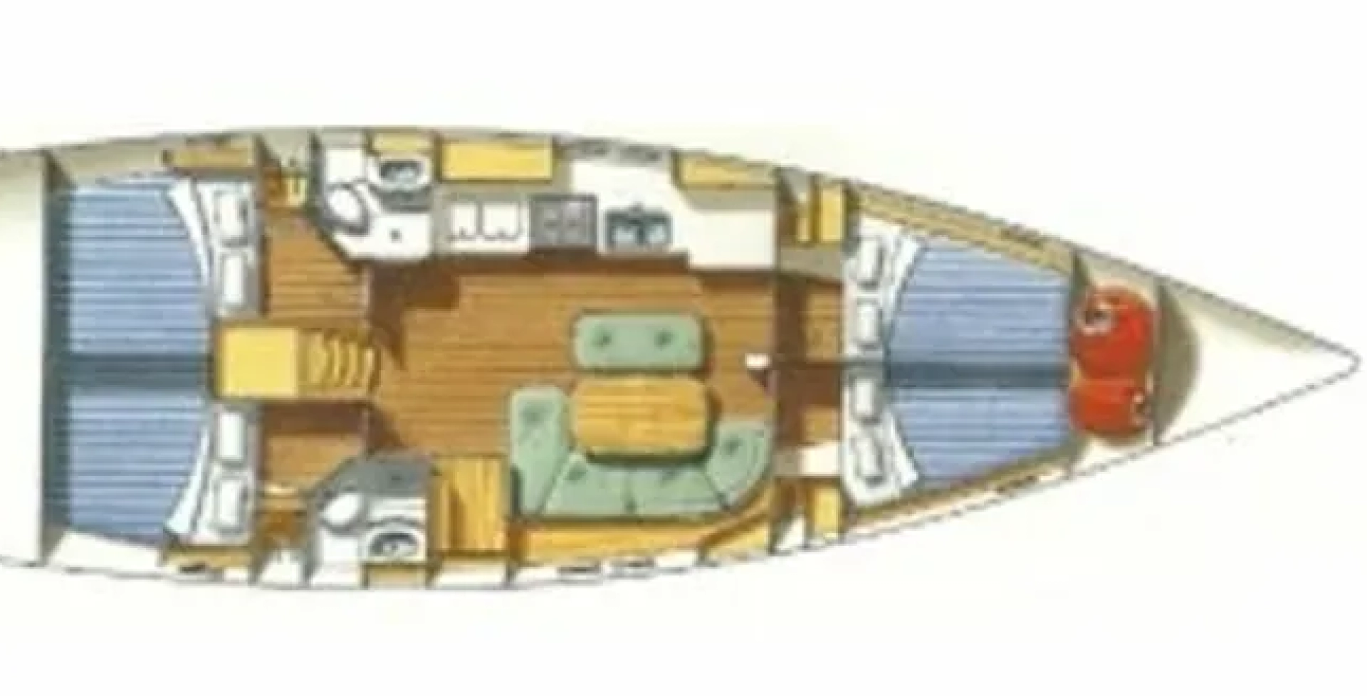 Uthyrning Segelbåt  Bénéteau med en båtlicens 