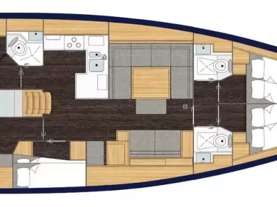 Yacht charter Split  billig Bavaria C50
