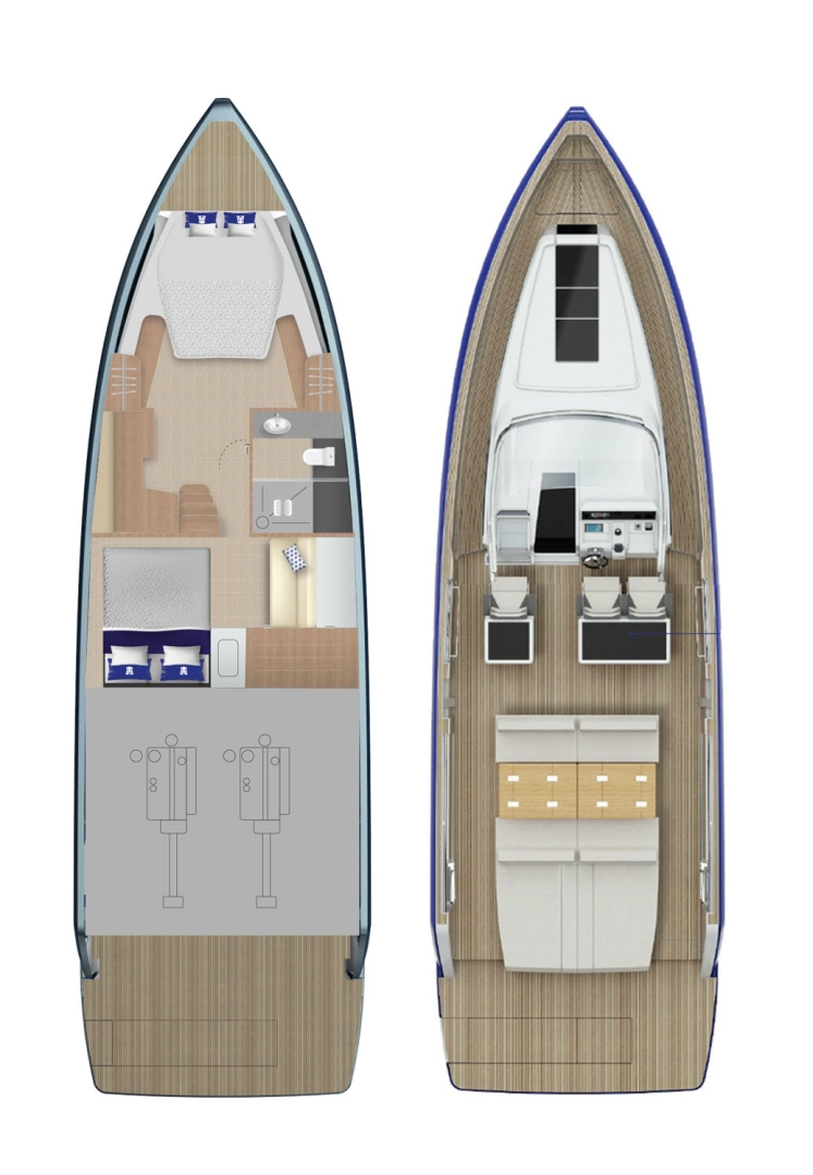 Hyr en Fjord Fjord 41 XL Kaštela 