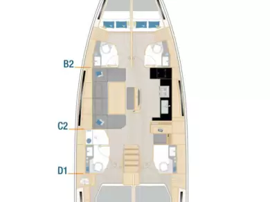 Yacht charter Kaštela billig Hanse 460