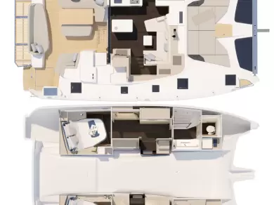 Uthyrning Katamaran  Fountaine Pajot med en båtlicens 