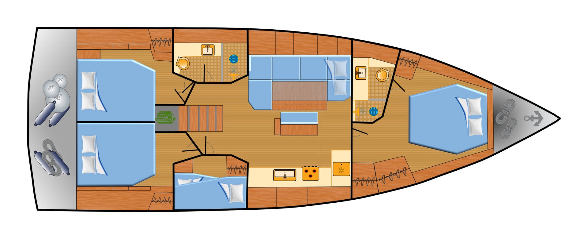 Hyr en Hanse Hanse 460 Can Pastilla 