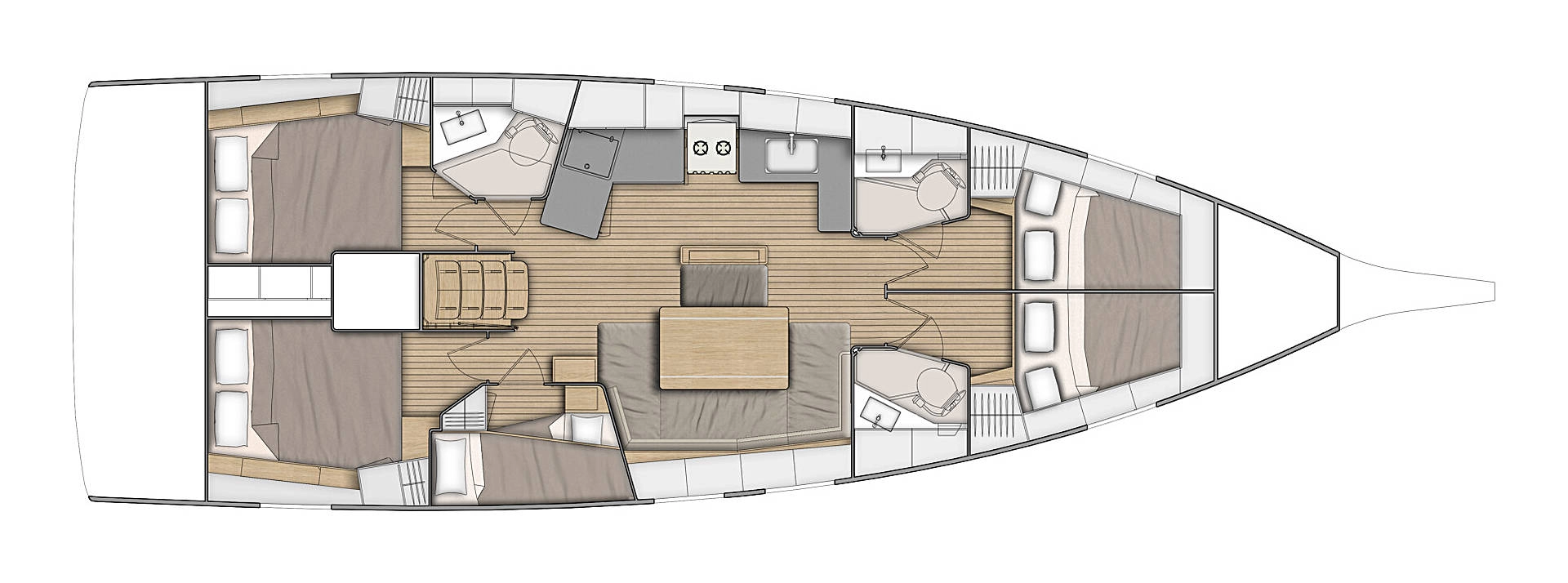 Hyr en Bénéteau Oceanis 46.1 Can Pastilla 