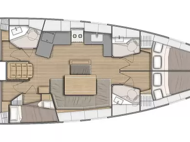 Hyr en Bénéteau Oceanis 46.1 Can Pastilla 