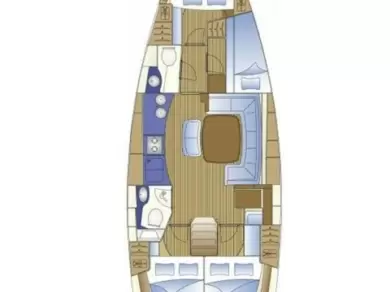 Bavaria Bavaria 44 charter bareboat eller skeppad i Split 
