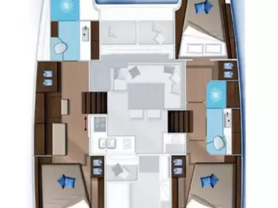 Hyra Katamaran  med eller utan skeppare Lagoon Trogir  