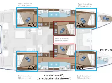 Båtuthyrning Lagoon Lagoon 50 i Kaštela på Samboat 