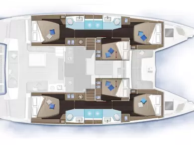 Hyra Katamaran  med eller utan skeppare Lagoon Kaštela 