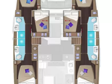 Uthyrning Katamaran  Lagoon med en båtlicens 