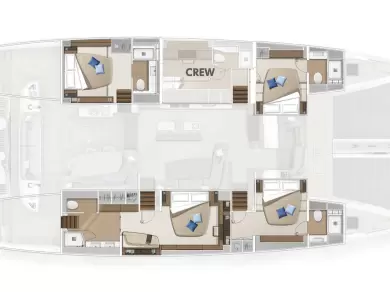 Yacht charter Kaštela billig Lagoon Sixty 5