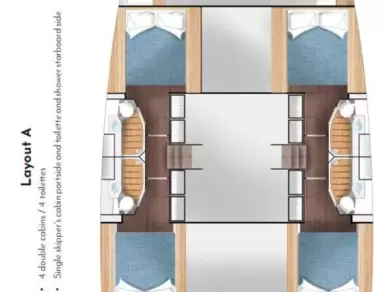 Yacht charter Primošten  billig Cervetti 44 - 4 + 1 cab.
