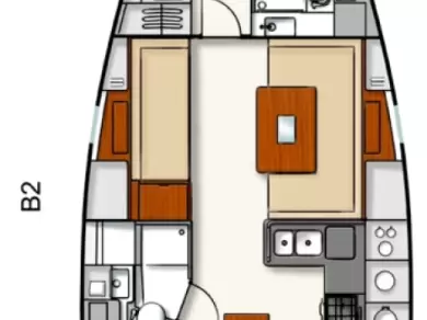 Hanse Hanse 400 charter bareboat eller skeppad i Donji Seget