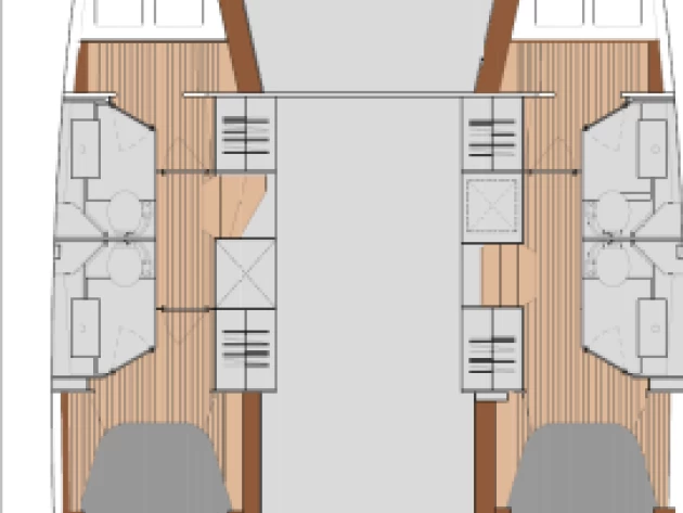 Fountaine Pajot Isla 40 charter bareboat eller skeppad i Propriano