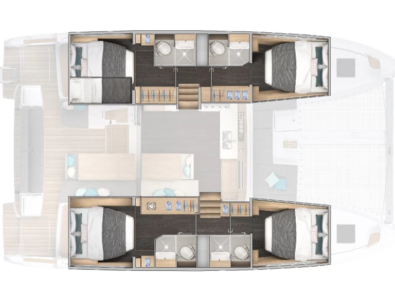Uthyrning Benítses - Lagoon Lagoon 43 av Samboat 