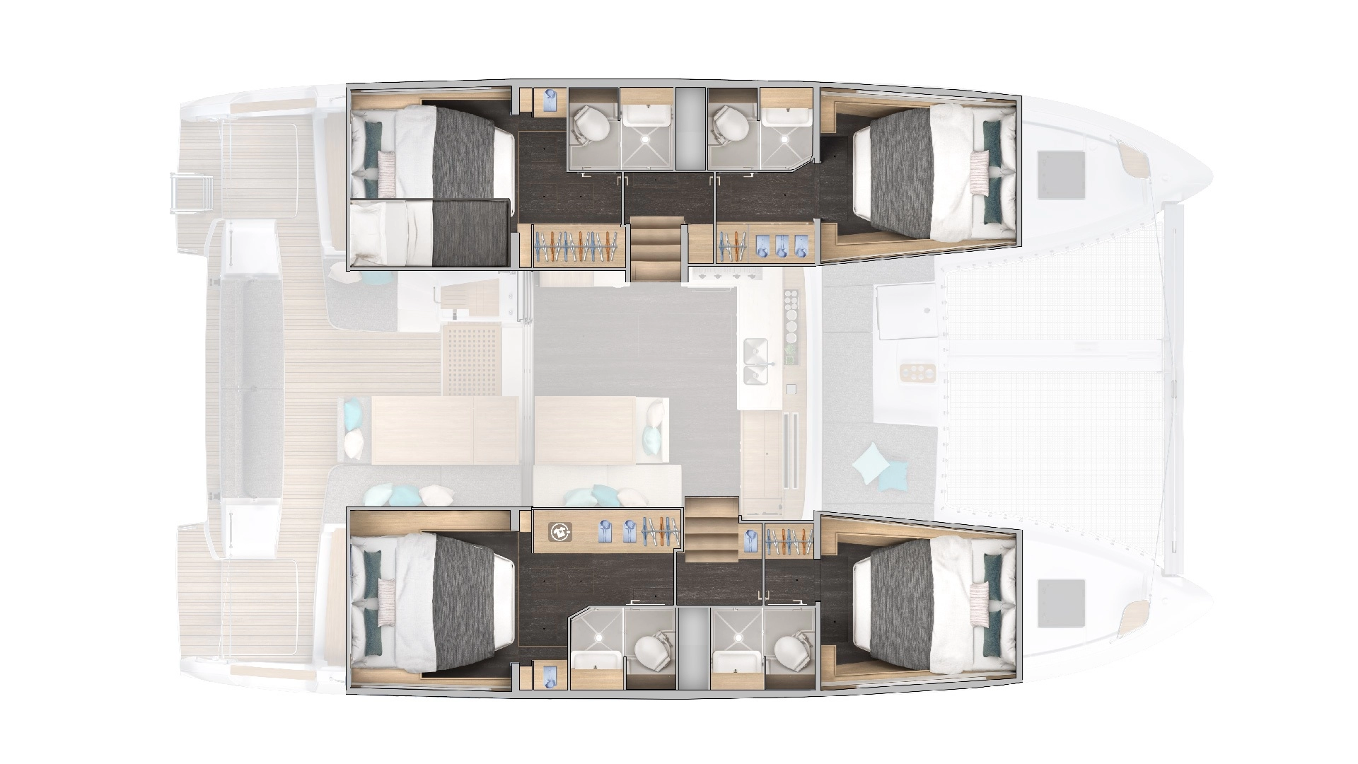 Uthyrning Benítses - Lagoon Lagoon 43 av Samboat 