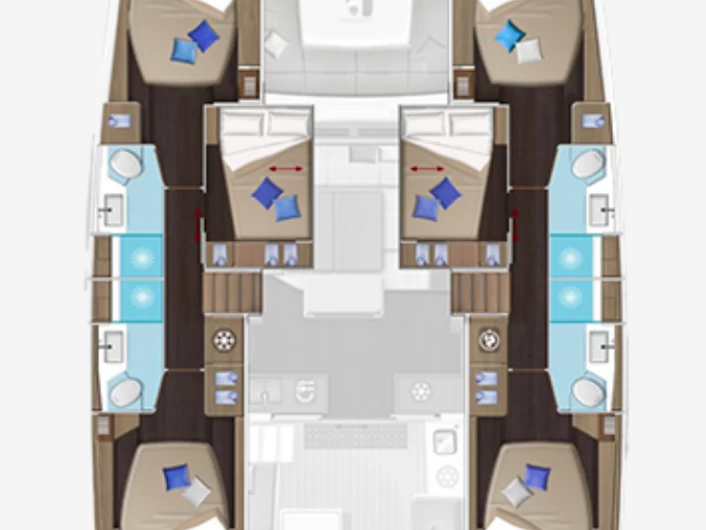 Hyra Katamaran  med eller utan skeppare Lagoon Road Town 
