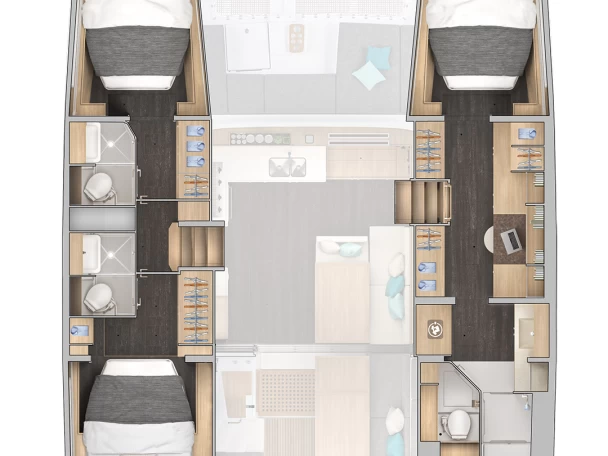 Uthyrning Katamaran  Lagoon med en båtlicens 