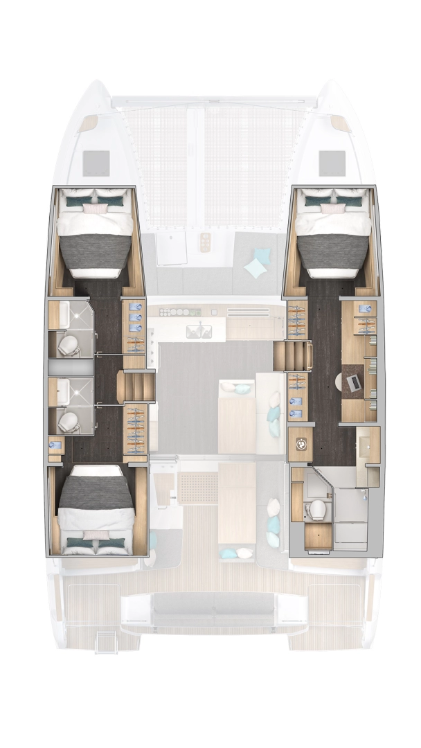 Uthyrning Katamaran  Lagoon med en båtlicens 