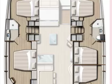 Yacht charter Eden Island billig Bali 5.4