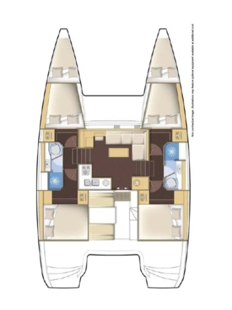 Uthyrning Katamaran  Lagoon med en båtlicens 